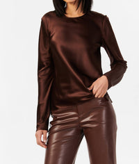 Cami Nyc - Shireen Long Sleeve Crewneck Top