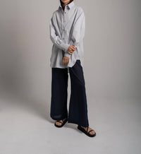 Sloan - Cotton Poplin Boyfriend Button-down Shirt