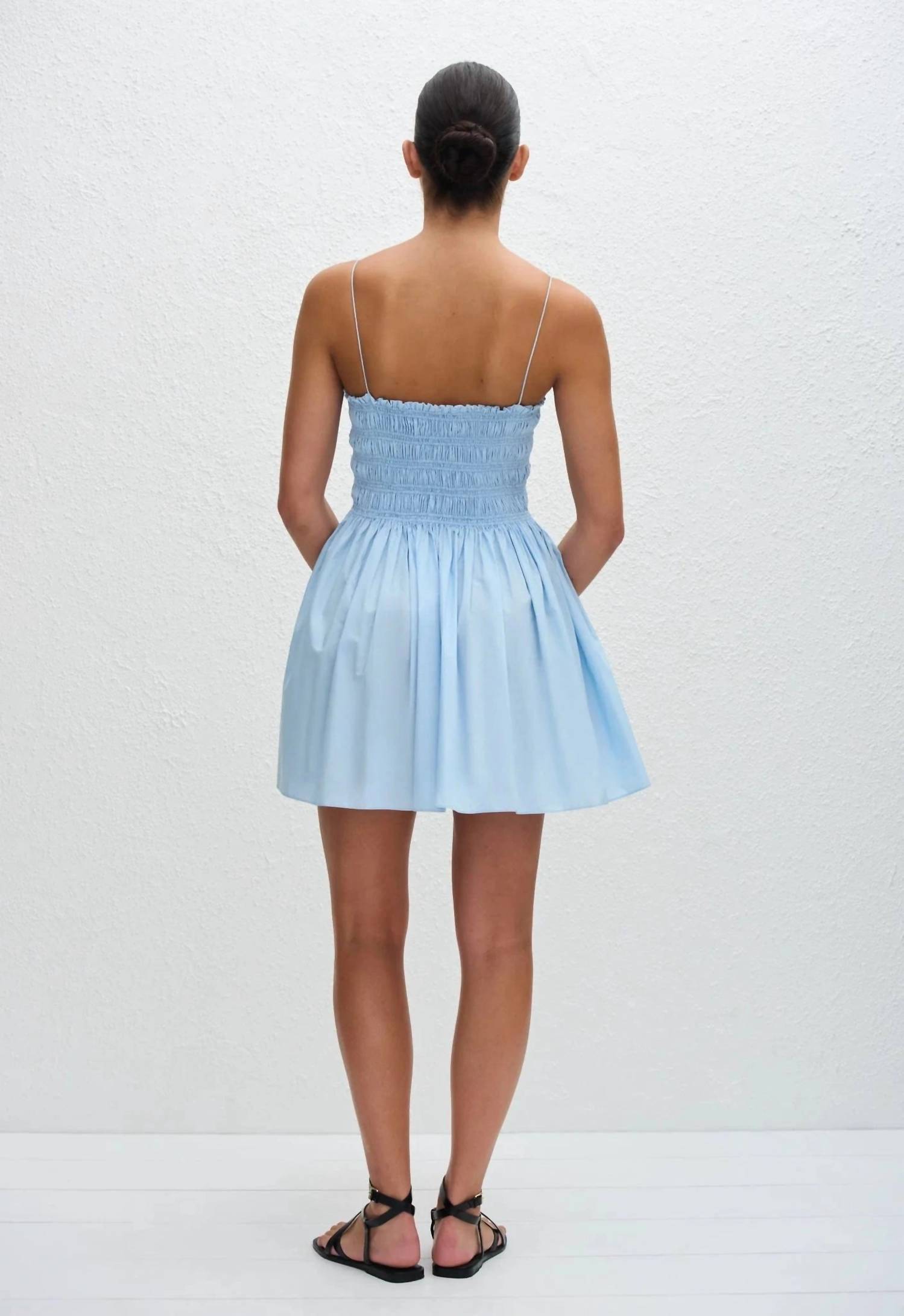 Matteau - Shirred Bodice Mini Dress