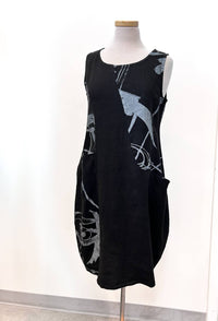 Fenini - Womens' Patch Tank Dress