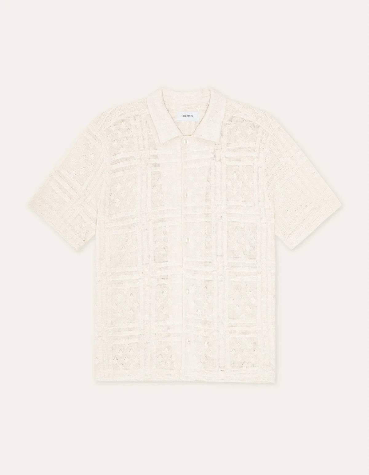 Les Deux - Hector Pointelle Short Sleeve Shirt