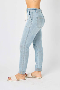 Judy Blue - High Waist Double-cuffed Jogger
