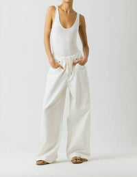 Blanknyc - Low Rise Baggy Fit Twill Pants