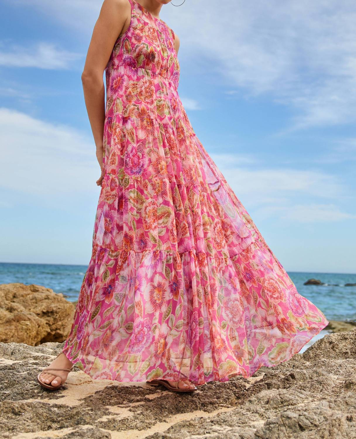Johnny Was - LORAN TIERED MAXI DRESS