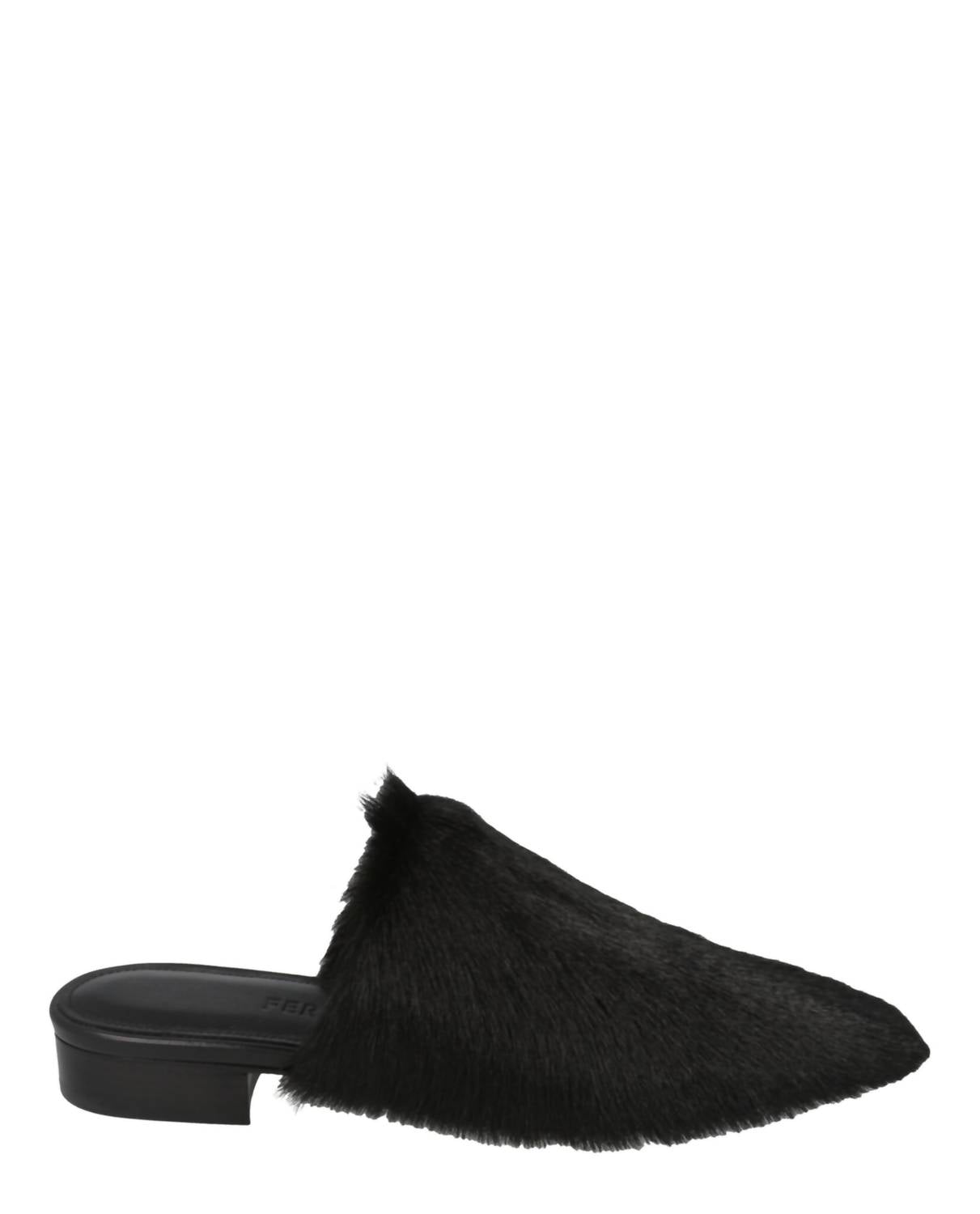 Salvatore Ferragamo Women's Selestina Fur Mules in nero - women's shoe