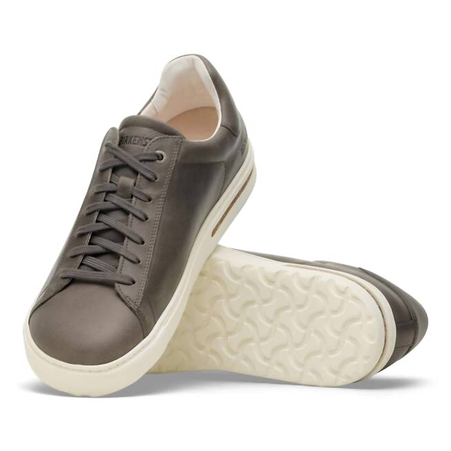 BIRKENSTOCK MEN'S BEND LOW SNEAKER in iron 1 - men's sneaker - detail view