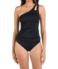 La Blanca - One Shoulder Keyhole Tankini Swimsuit Top