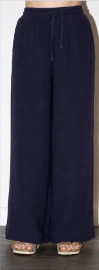 Caydn - Bailey Gauze Wide Leg Pants