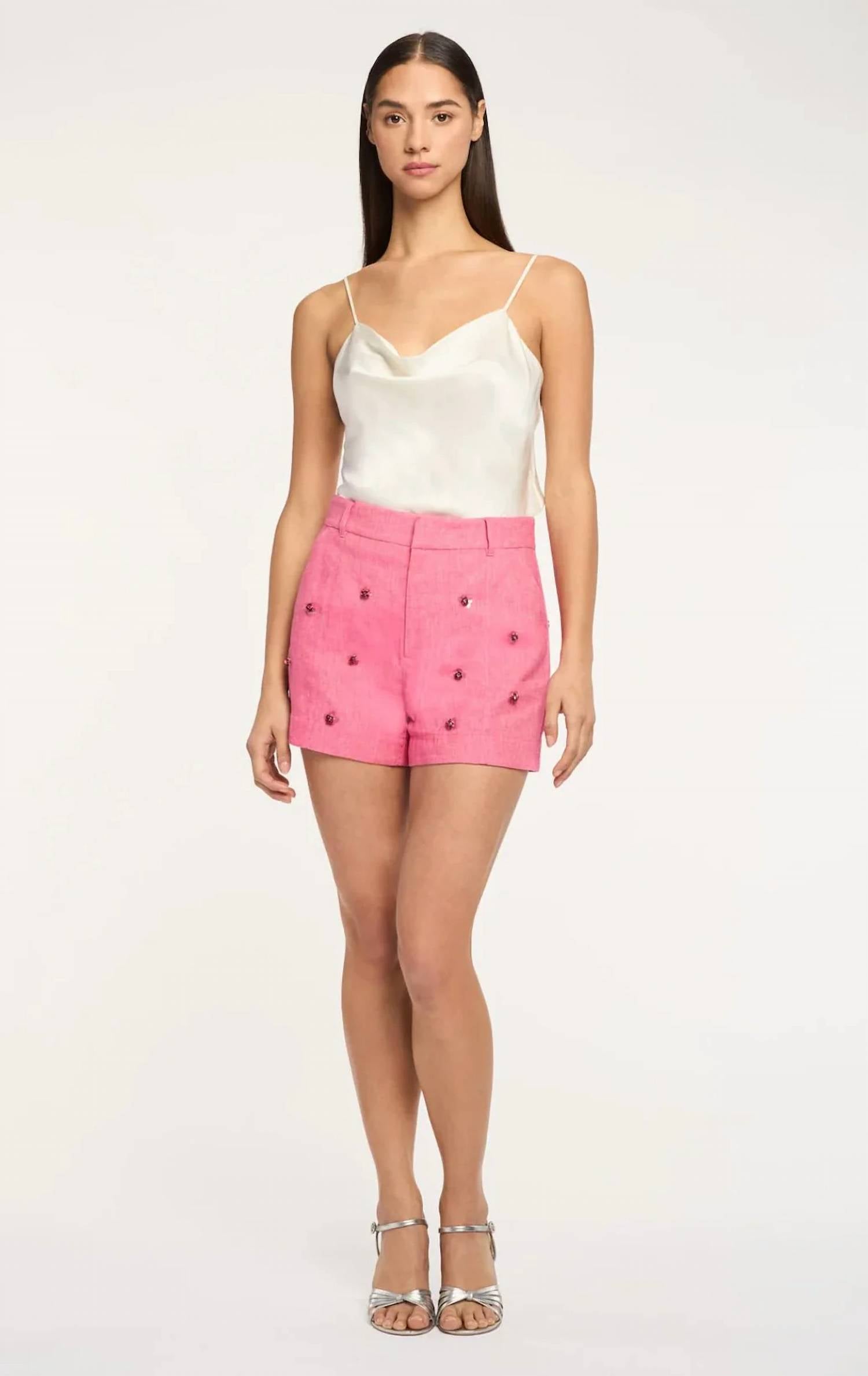 Cinq A Sept - Wildflower Paillette Tora Shorts