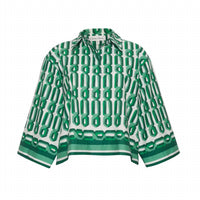 Cara Cara - Erica Geometric Print Shirt