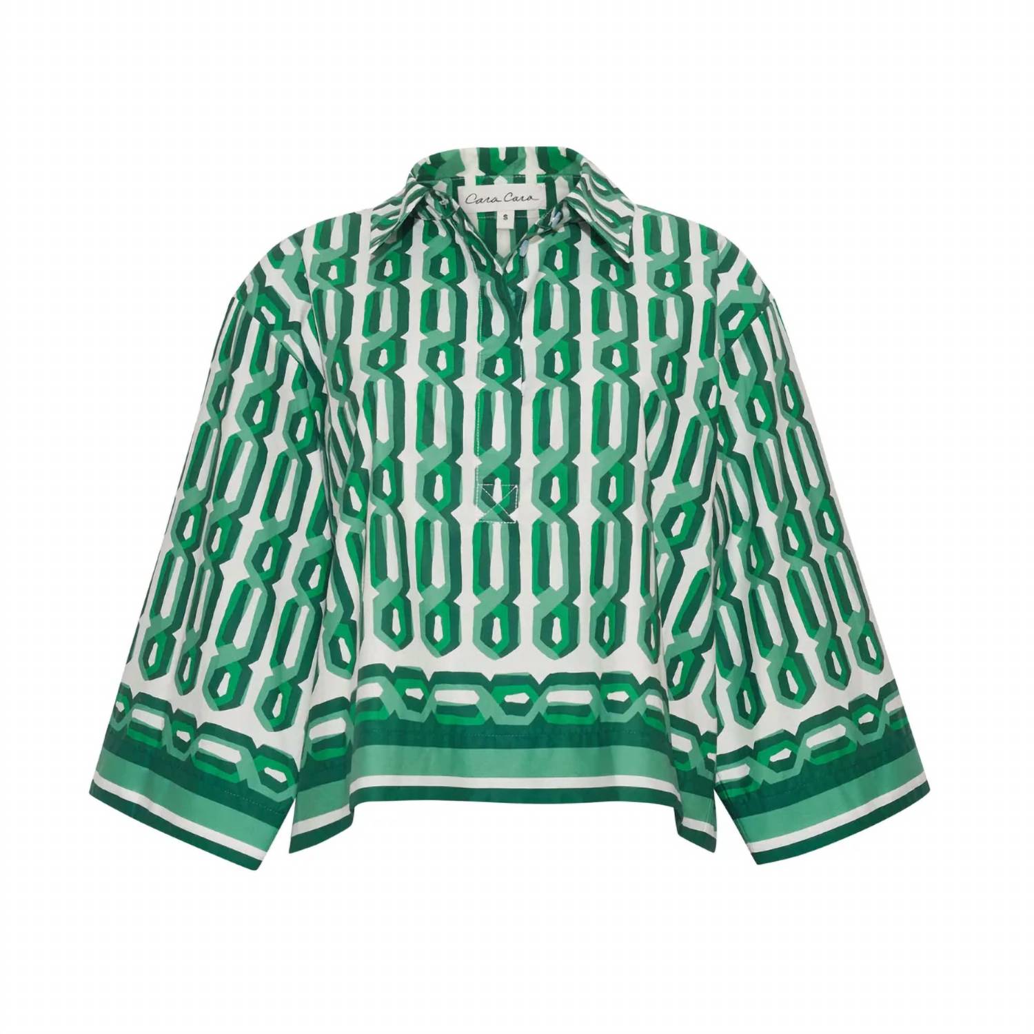 Cara Cara - Erica Geometric Print Shirt