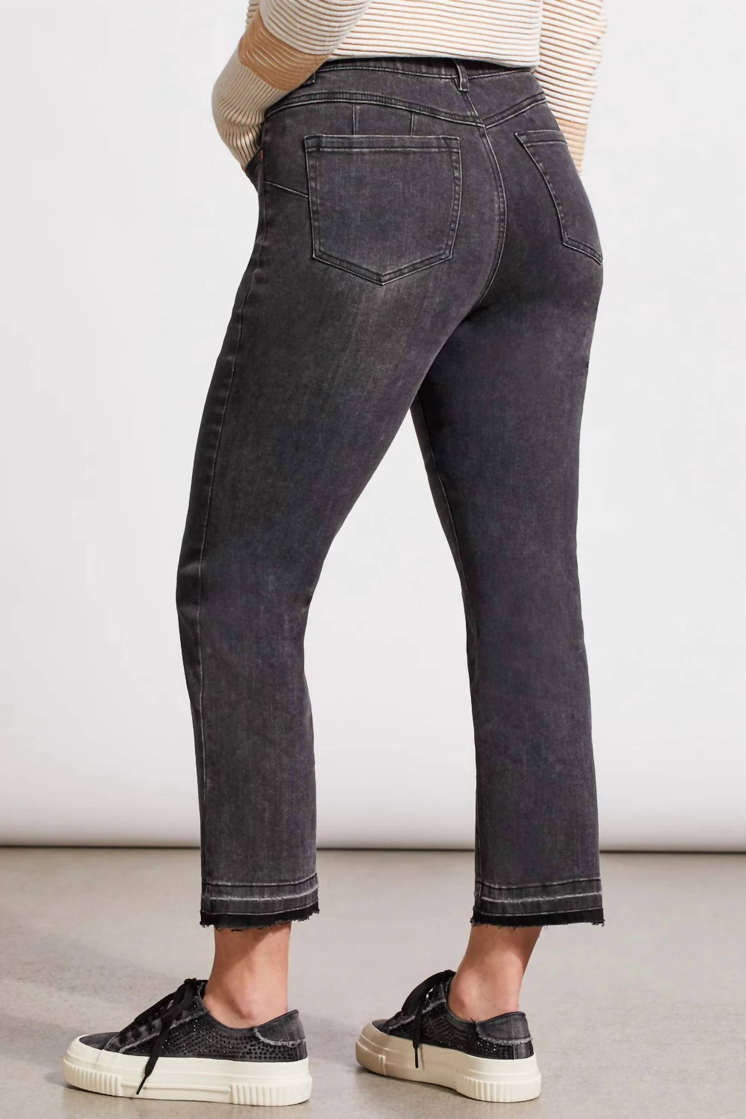 Tribal - Sophia Microflare Crop Jeans