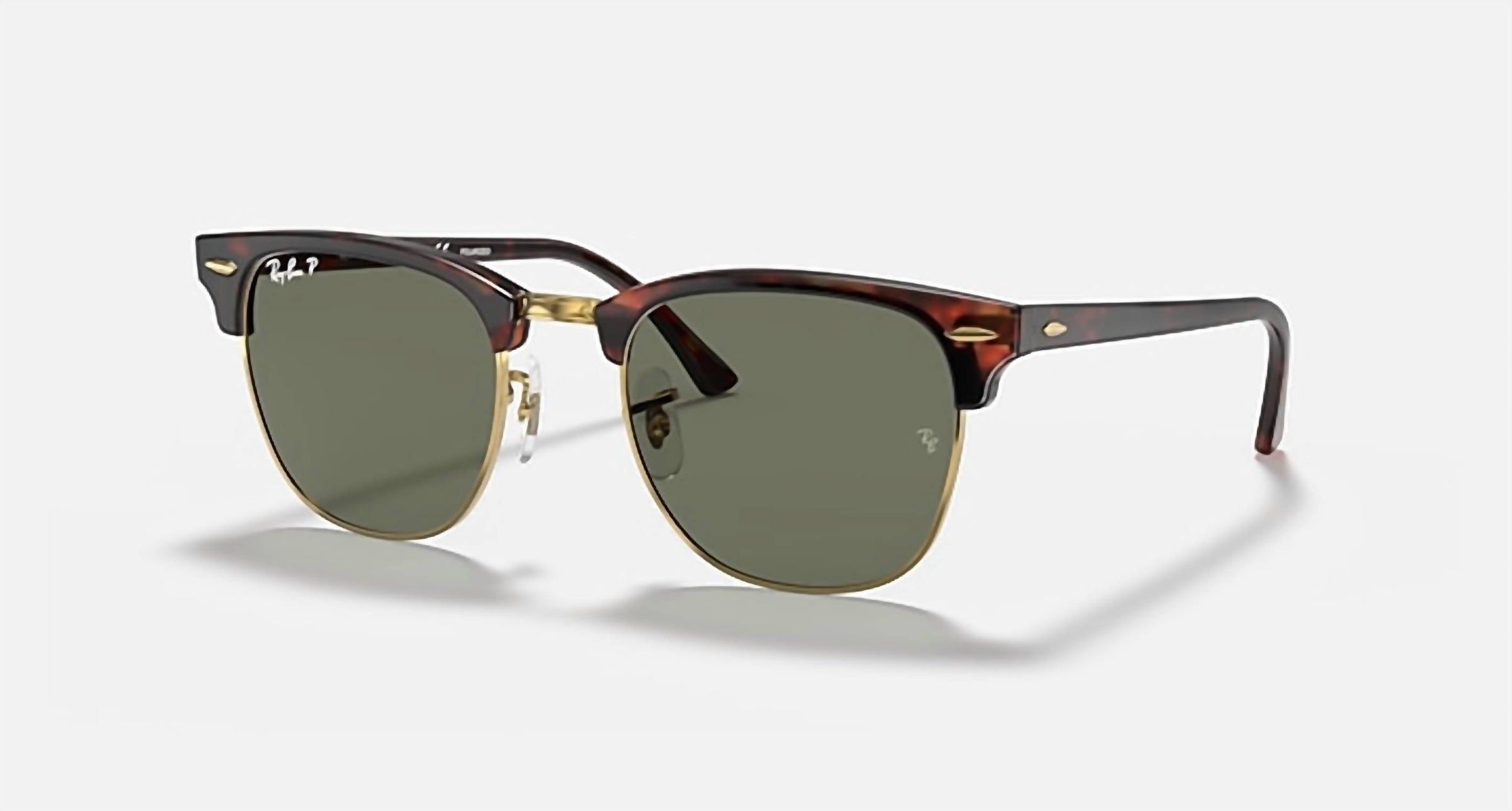 Ray Ban - Clubmaster Classic Large Polarized Sunglasses Rb3016 990/58