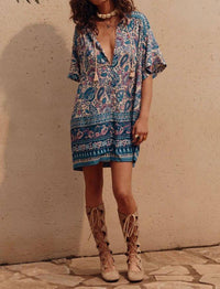 Spell - Marmont Flutter Tunic Mini Dress