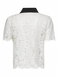 Self-Portrait - Floral Lace Collar Top