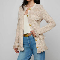 L'Agence - Kastoria Fringe Cardigan