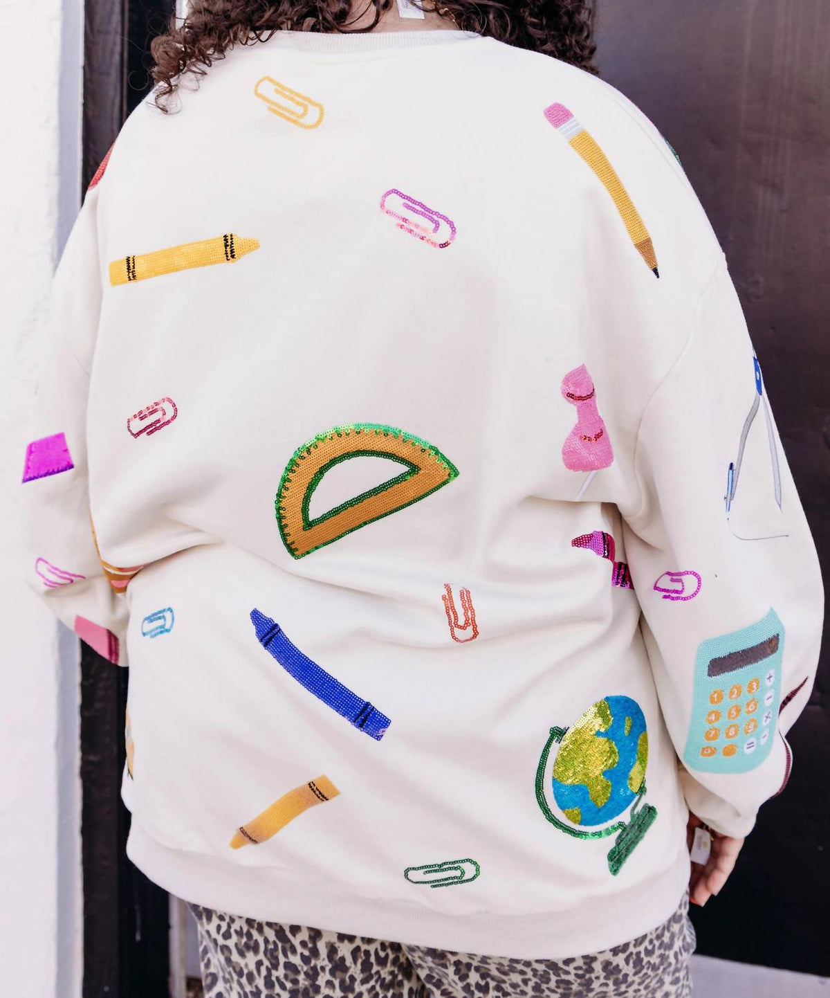 Queen Of Sparkles - Teach Scattered Icon Sweatshirt