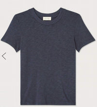 American Vintage Sonoma Short Sleeve Tee in navy blue - women's t-shirt - alternate view
