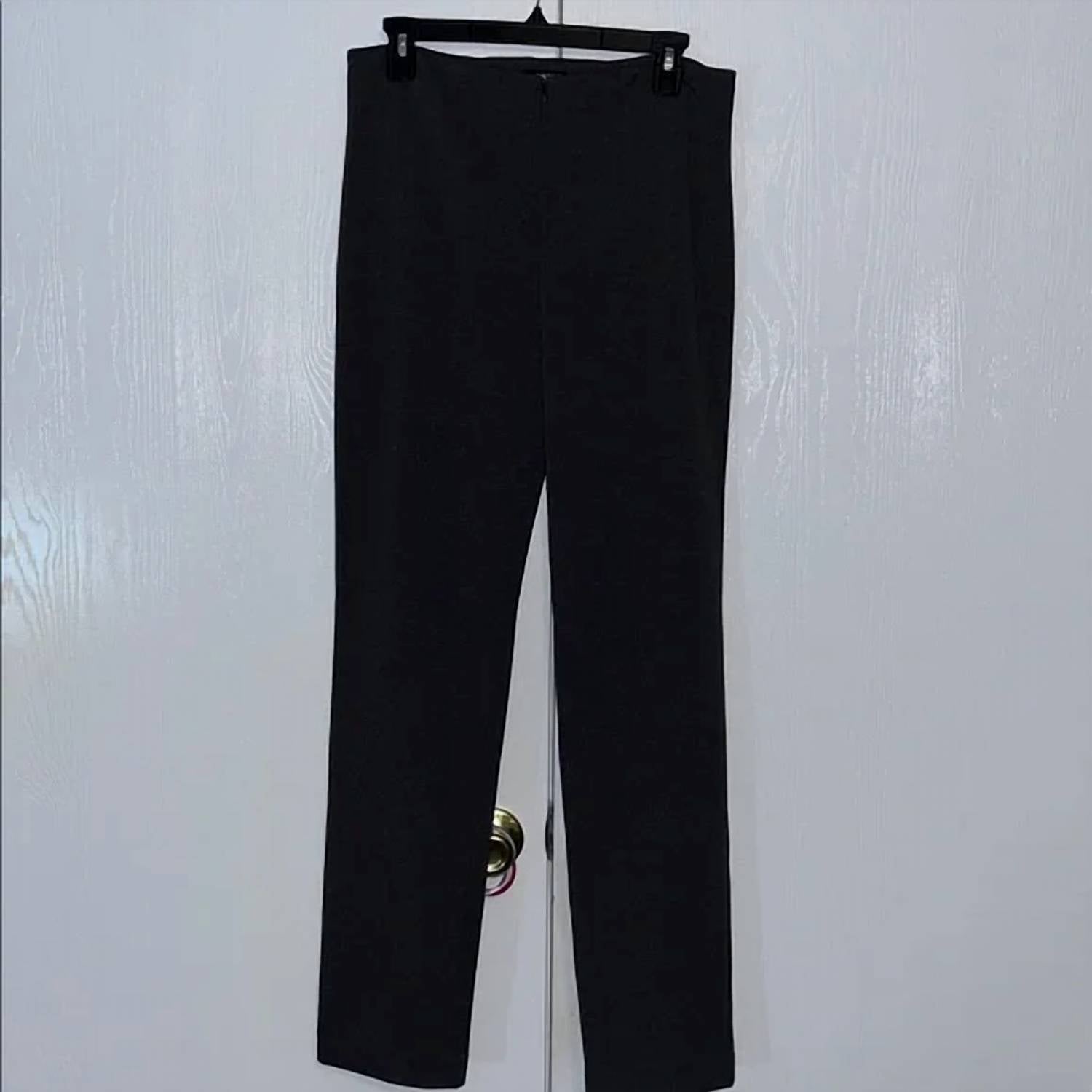 J'Envie/Eli Women's Steel Back Slit Pant in gray - women's pants