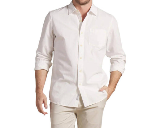 Grayers - Amalfi Textured Linen Hemp Long Sleeve Shirt