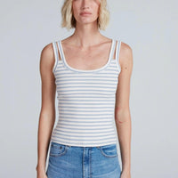 Askk Ny - Sleeveless Scoop Neckline Tank
