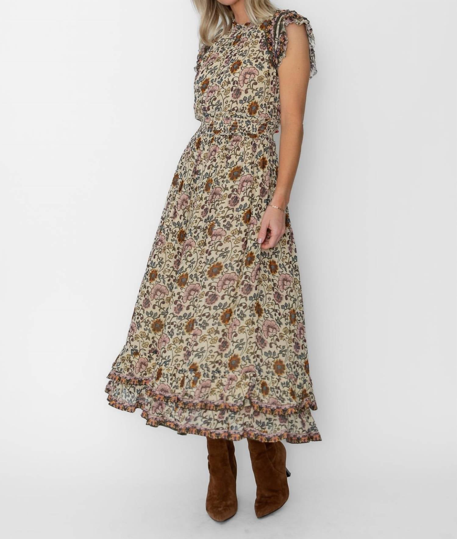 West Of - Michele Ankle Maxi Dress