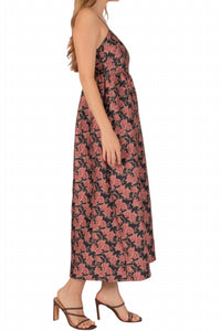 Before You - Floral Jacquard Maxi Dress