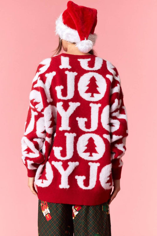 Peach Love - Holiday Joy Sweater