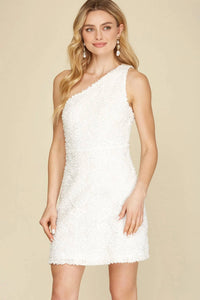 She + Sky - Little Moments 3d Flower Mini Dress
