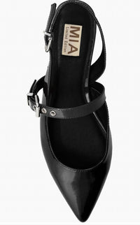 Mia - Women's Aree Patten Slingback Flats
