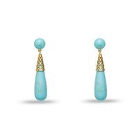 Lele Sadoughi - Women's Sky Gold Cage Drop Earrings