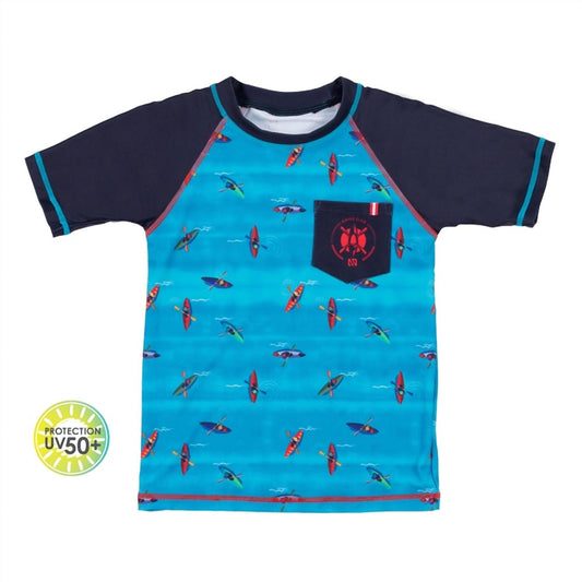 Noruk Collection - Kayak Short Raglan Sleeve Rashguard Tee