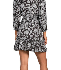 Elan - Floral Cut Out Mini Dress