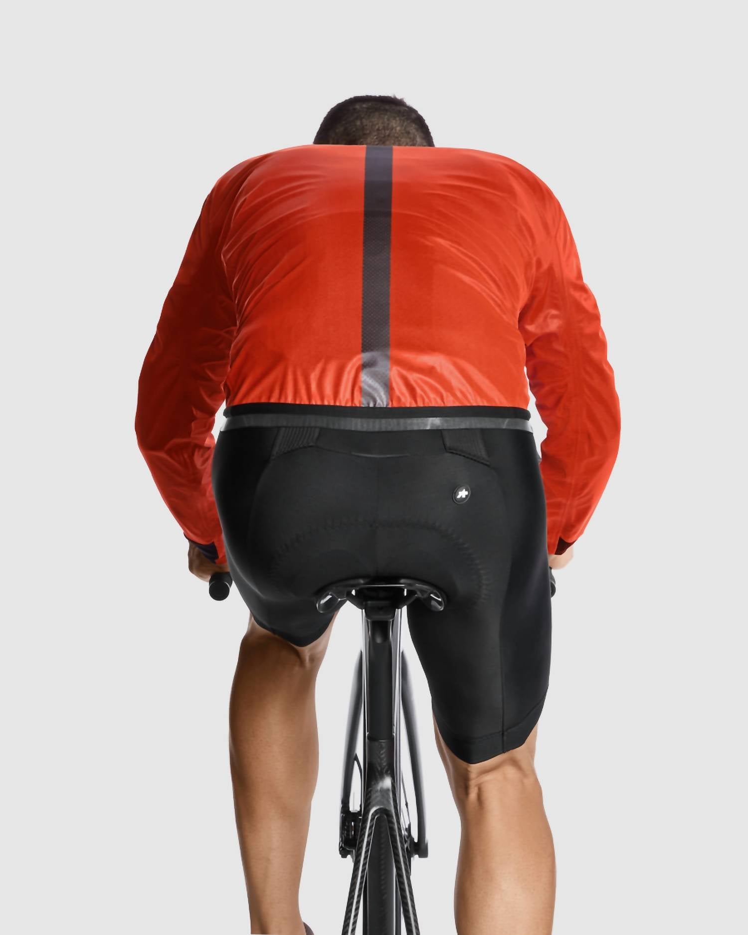 Assos Men's Quipe Targa Riding Rain Jacket in propeller orange - men's jacket - view 6