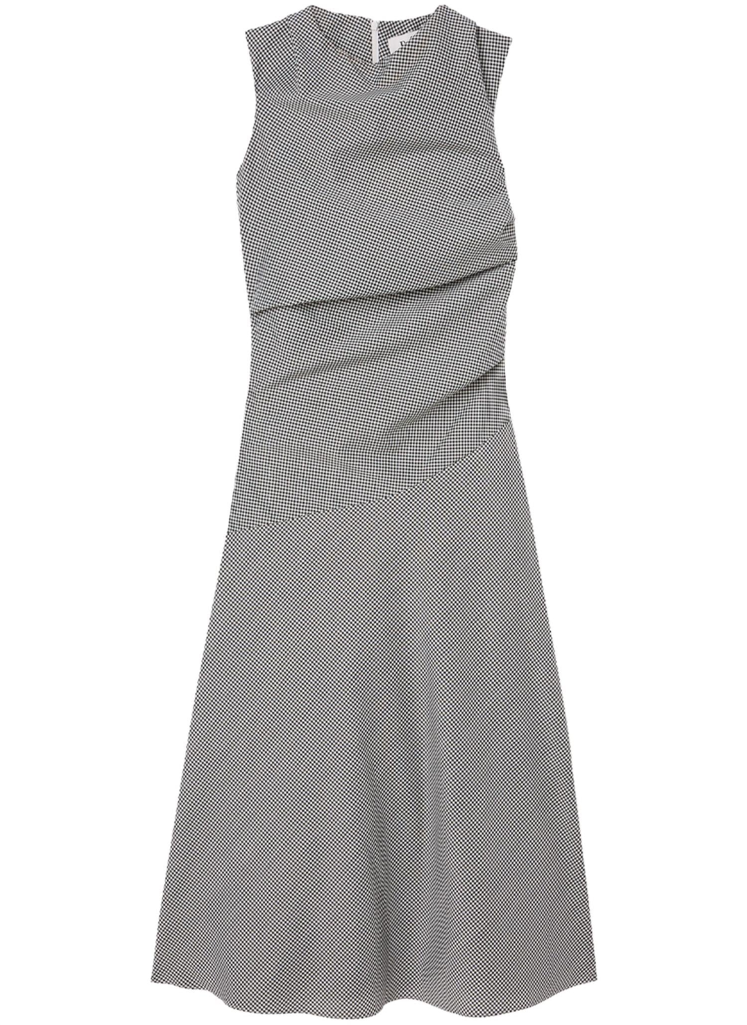 Rohe - Mini Check Cowl Neck Dress