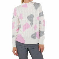 Incashmere - Long Sleeve Animal Print Sweater