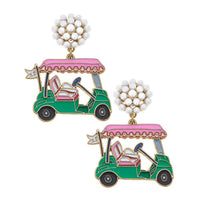 Canvas Style - Women's 19th Hole Golf Cart Earrings