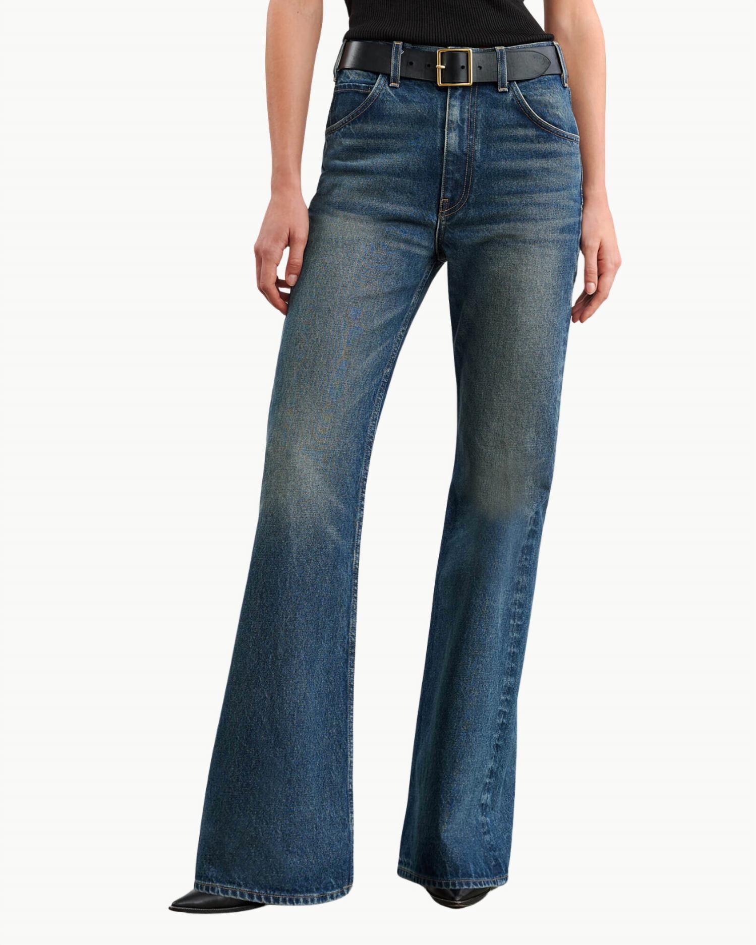 Nili Lotan - Roe Mid-rise Flare Leg Jeans