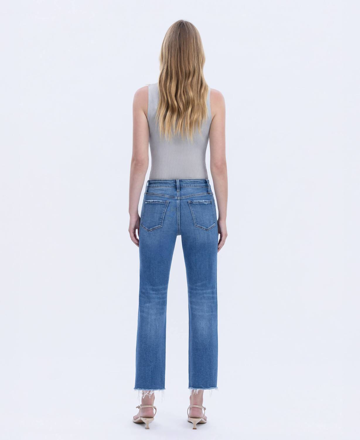 Lovervet - Straight Leg High Rise Jeans