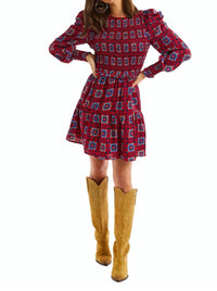 Smocked Kaleidoscope Dress