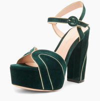 Gianvito Rossi - Women's Suede 120mm Platform Sandals