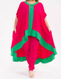 Karen T Design - Flowy High-low Tunic Set