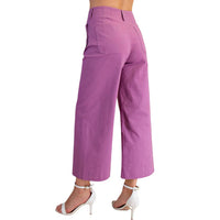 Glam - Women's Colette Wide Leg Scallop Pocket Pants