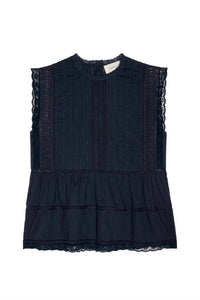 The Great. - Delicate Lace Sonnet Top