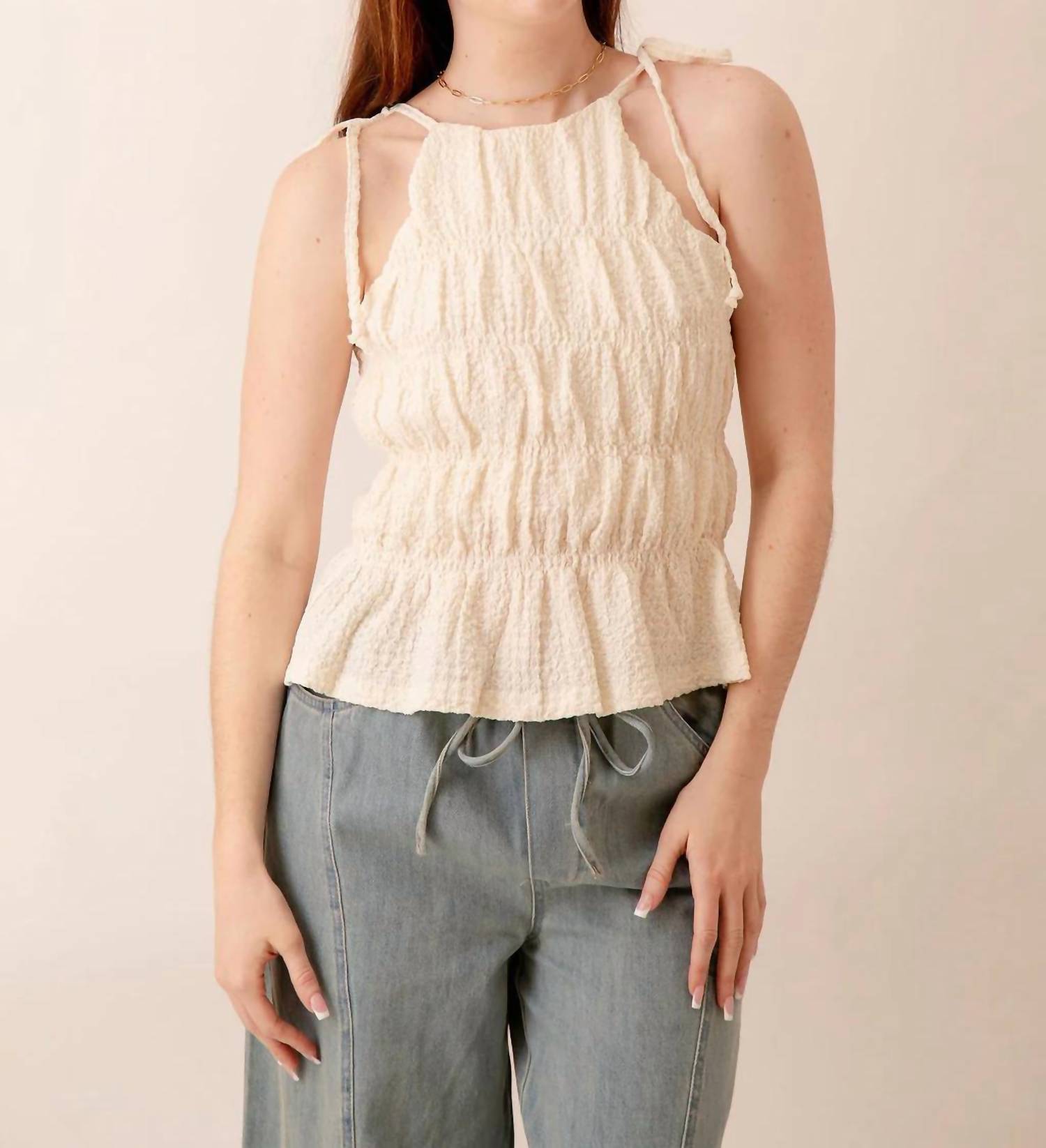 By Together - Lila Tie Top