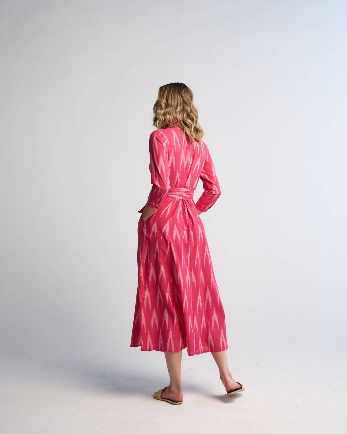Guadalupe Design - Luciana Ikat Midi Dress