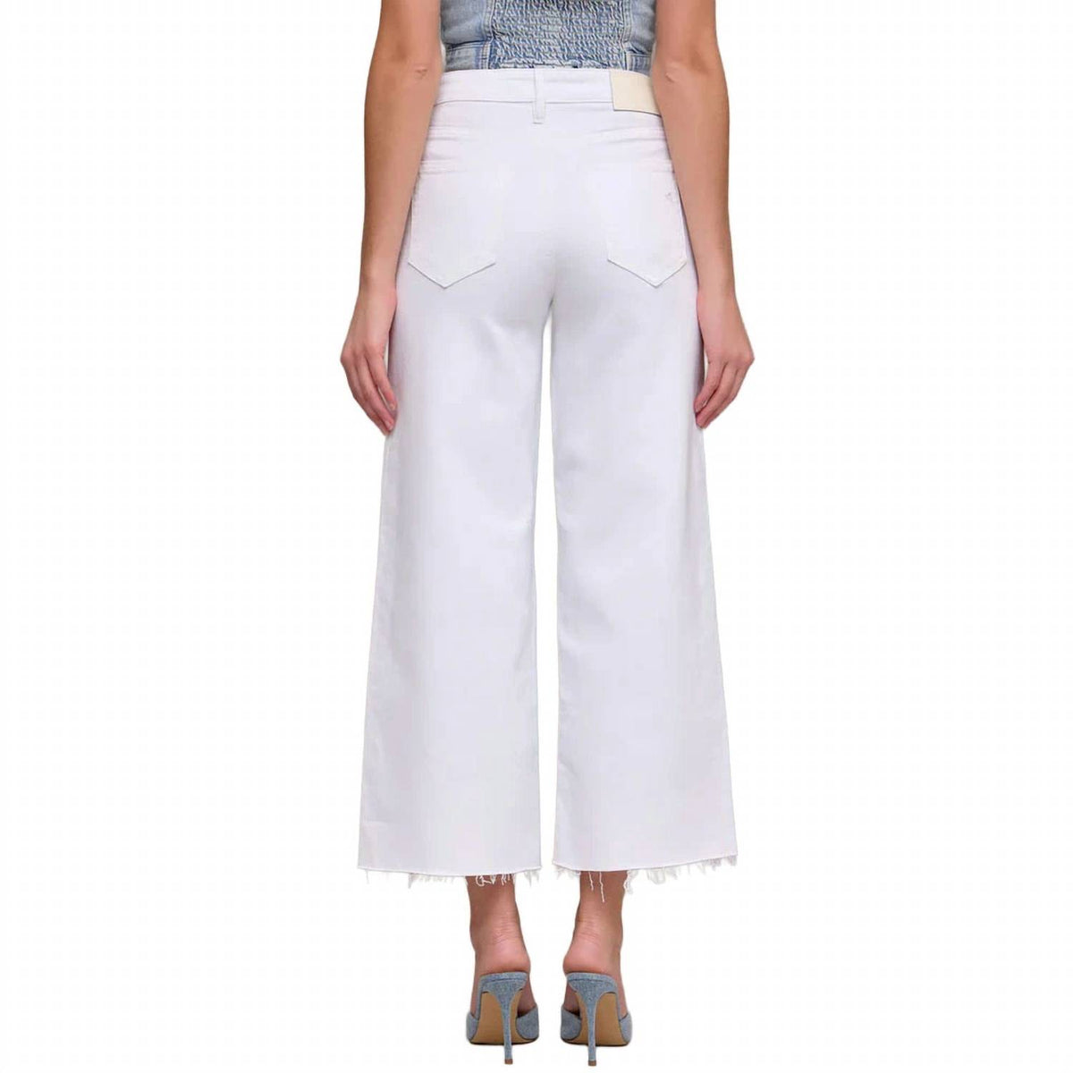 Hidden - Nori High Rise Cropped Wide Leg Jean