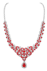 Donna Vinci - Women's J108 Necklace And Earrings Jewelry Set