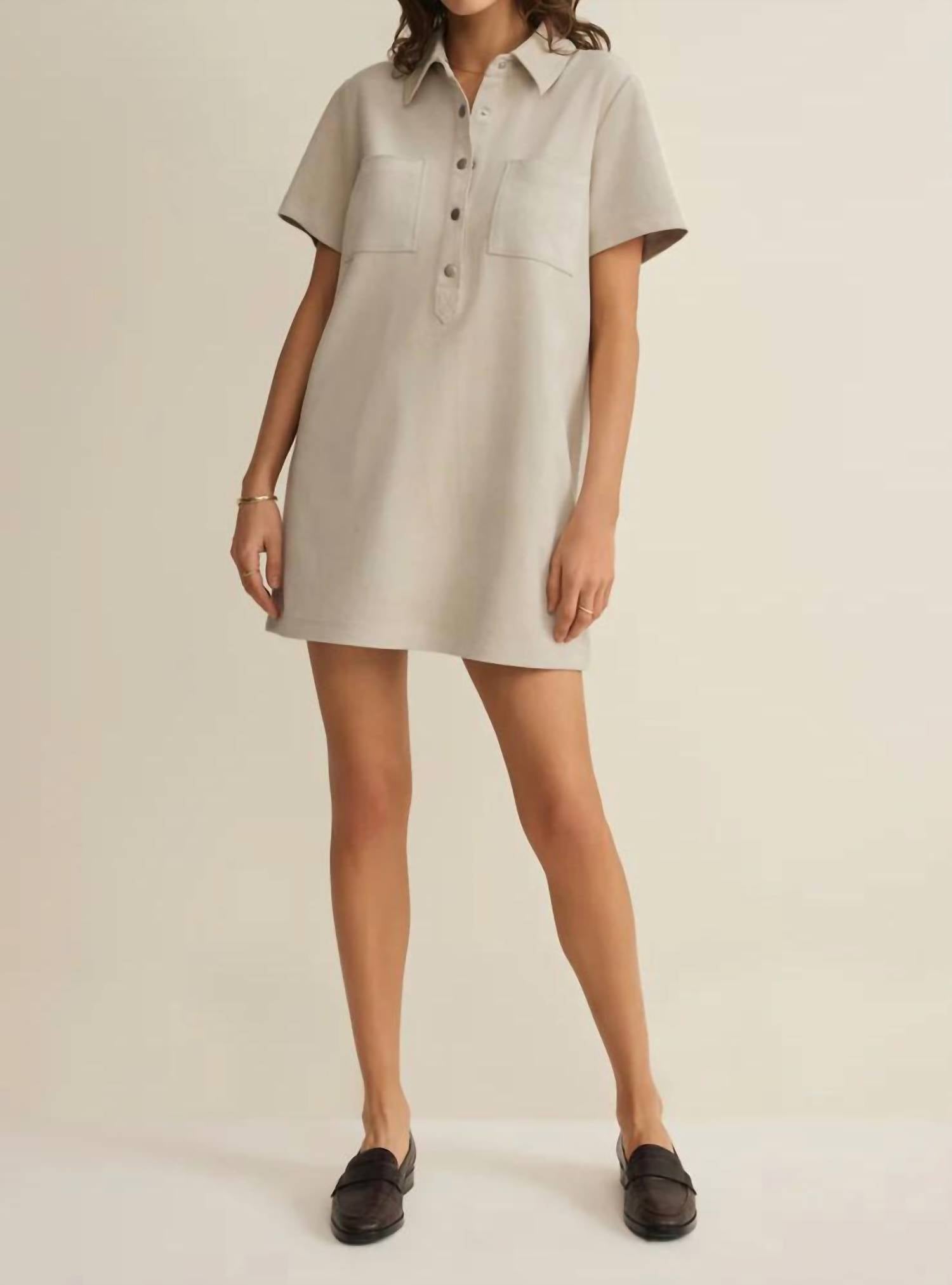Z Supply - Kellie Faux Suede Mini Dress