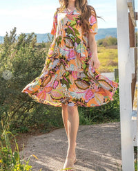 Les Amis - Tiger Lily Midi Dress